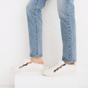 [NWT] Madewell Sidewalk Low-Top Leather Sneakers